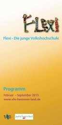 Flexi-Programm - vhs Hannover Land