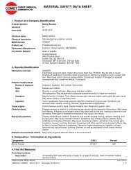 Methanol - Comet Chemical Company Ltd.