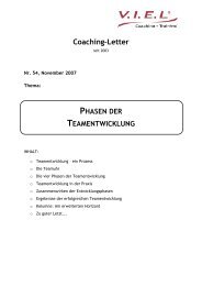 Phasen der Teamentwicklung - compass business coaching