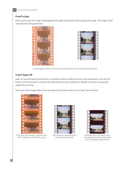 FILM TYPES AND FORMATS - Kodak