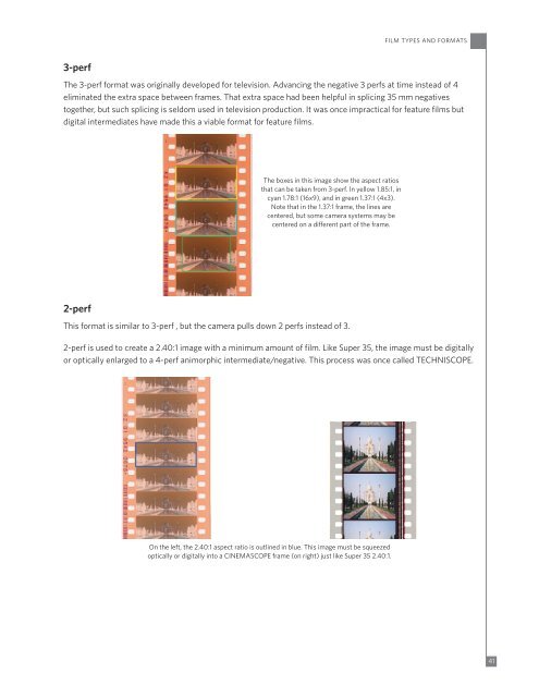 FILM TYPES AND FORMATS - Kodak