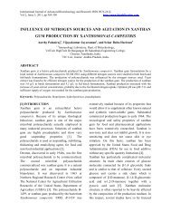 influence of nitrogen sources and agitation in xanthan gum - BioIT ...