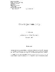 Dirac's Quantum Jump - Theoretical High-Energy Physics