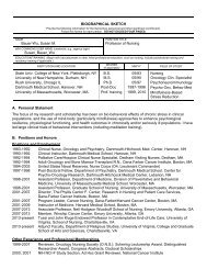 SF424(R&R) Biographical Sketch Format Page - School of Nursing ...