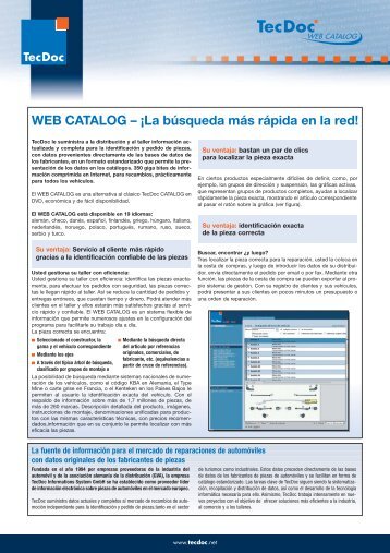 WEB CATALOG