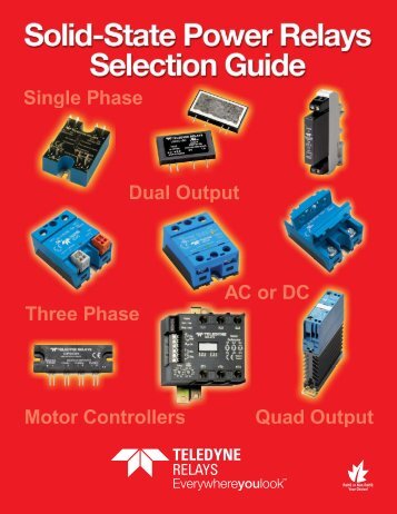 Download our ISSR Selection Guide! - Teledyne Relays