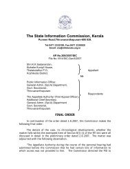 Shri K.K Sadanandan Vs. (1) PIO, General Admn. - RTI