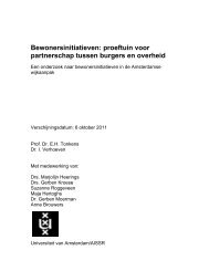 Bewoners in beweging - Institutions for Collective Action