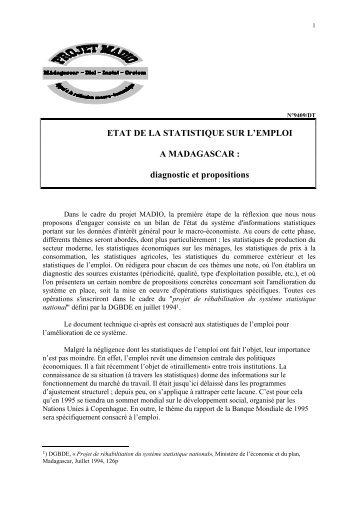 pdf 73 ko - Institut national de la statistique malgache (INSTAT)