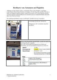 Bordkarte vom Automaten am Flughafen - Sprachenmarkt.de