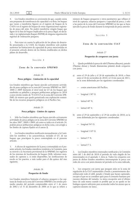 Reglamento (UE) no 23/2010 del Consejo, de 14 de ... - EUR-Lex
