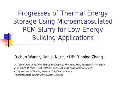 Application of Microencapsulated Phase change material Slurry with ...