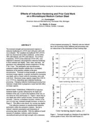 Effects of Induction Hardening and Prior Cold Work on a ...