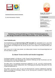 Turnierbeschreibung - Spvgg Cannstatt