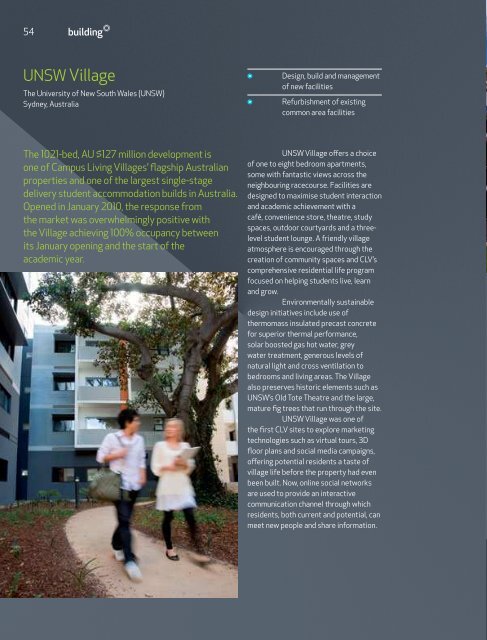 Business Profile - Campus Living Villages