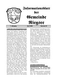 7. Jahrgang - April 2008 - Nummer 25 - Verwaltungsgemeinschaft ...