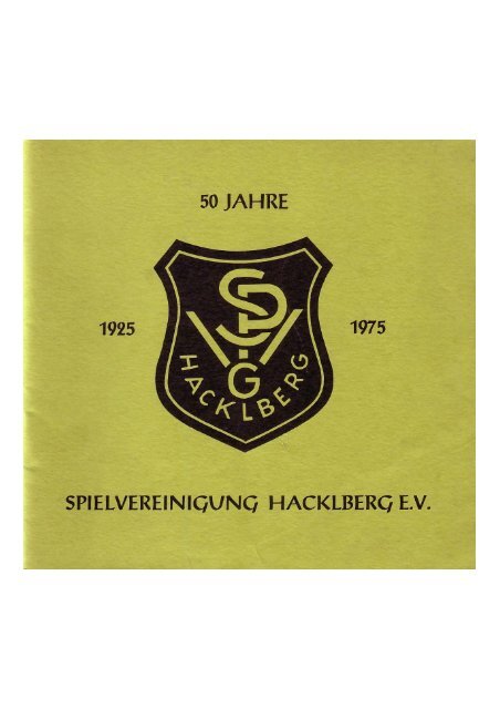 Download PDF - SpVgg Hacklberg