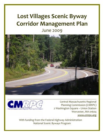 Lost Villages Scenic Byway Corridor Management Plan - Central ...