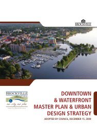 downtown & waterfront master plan & urban ... - City of Brockville