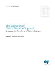 The Evolution of Claims Decision Support - Mitchell International