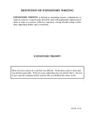 DEFINITION OF EXPOSITORY WRITING