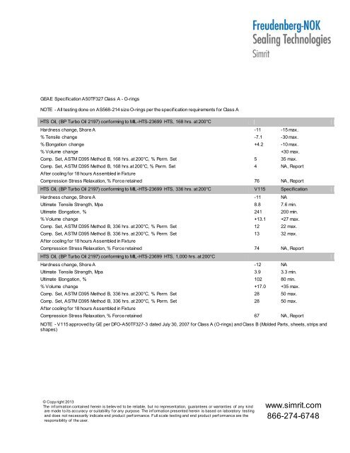 Material Properties_V115 (FKM)_GEAE Spec. A50TF327x - Simrit