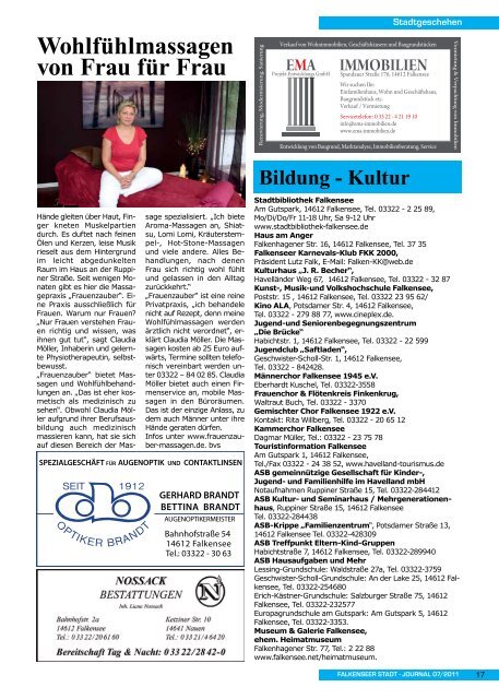 Juli 2012 - Falkenseer Stadtjournal