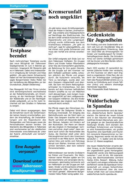 Juli 2012 - Falkenseer Stadtjournal