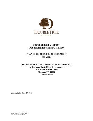 DOUBLETREE BY HILTON DOUBLETREE ... - Hilton Worldwide