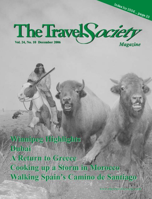 Vol. 24 No. 10 December 2006 - The Travel Society