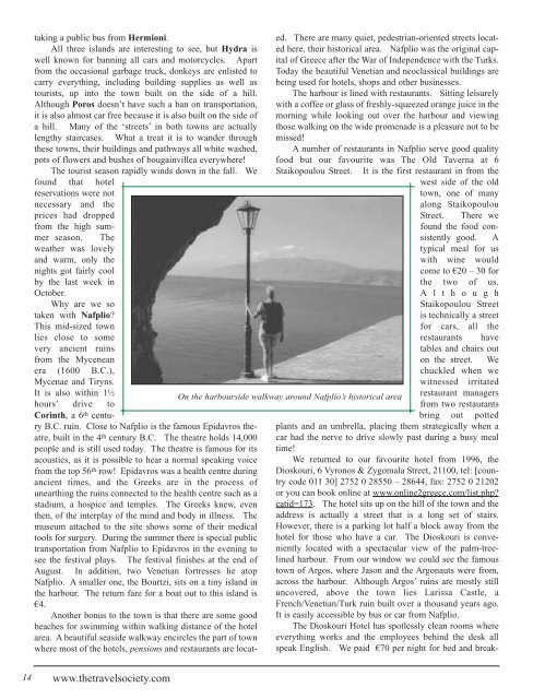 Vol. 24 No. 10 December 2006 - The Travel Society