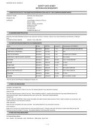 SAFETY DATA SHEET SATIN BLACK(16OZ)UK0271 - Saxon Brands