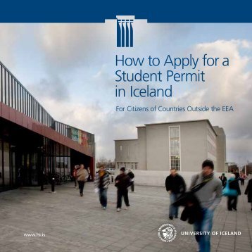How to Apply for a Student Permit in Iceland (.pdf) - University of ...