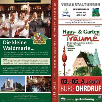 Die kleine Waldmarie â€¦ - Ferienregion Oberhof