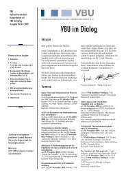 VBUiD Herbst 2009 - VBU Verbund beratender Unternehmer