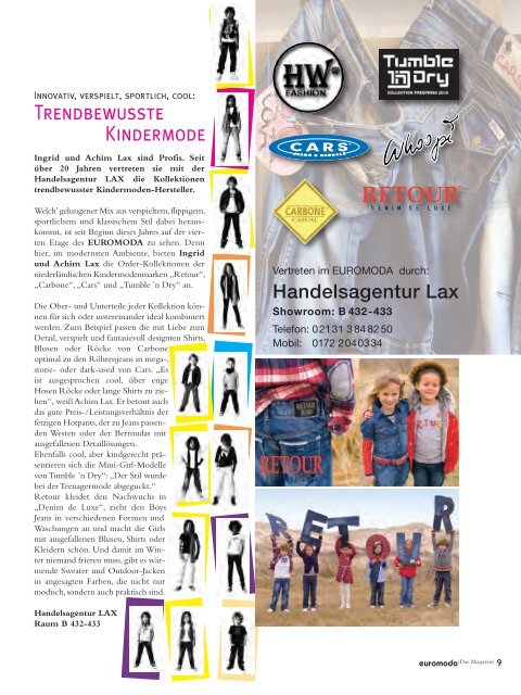 Trendfarben Trendfarben - Euromoda-Magazin