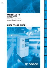 VARISPEED F7 QuIck START GuIDE - Carol Automatismos ...