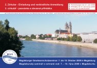 2. Zirkular - Einladung und verbindliche Anmeldung ... - GLOWA-Elbe