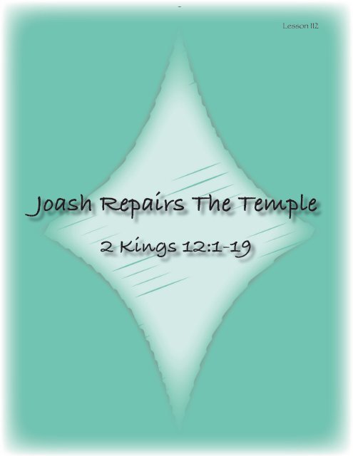 Joash Repairs The Temple