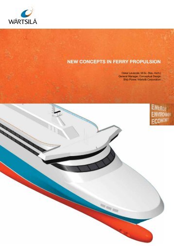 New concepts in Ferry propulsion - WÃƒÂ¤rtsilÃƒÂ¤