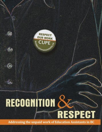 Recognition and Respect - CUPE BC