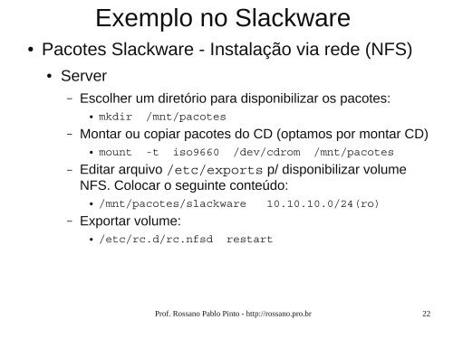 Instalação de Software - Rossano Pablo Pinto's Home Page