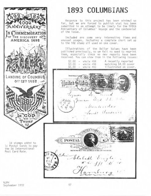 99 - New Jersey Postal History Society