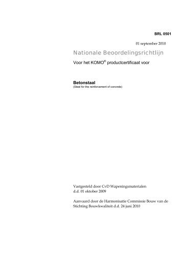 BRL 0501.pdf - Certificaten Beheer - Komo