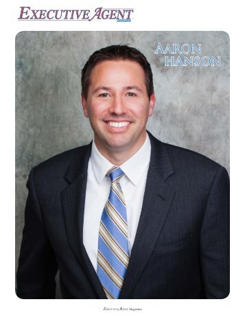 Aaron hanson - Executive Agent Magazine