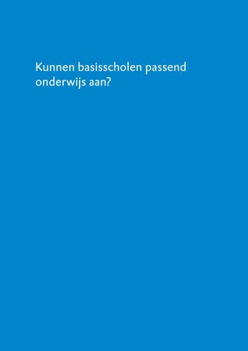 Onderwijsrapport - Arbeidsmarktplatform PO