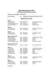 Liste nominative par maisons et par quartiers, 776 ... - Nemausensis