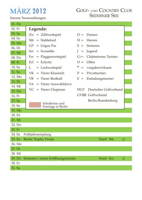 Liebe Clubmitglieder, liebe Gäste, Im Namen des Vorstandes des Golf