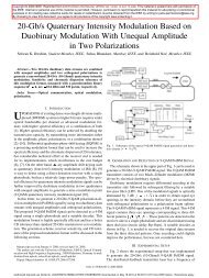 20-Gb/s Quaternary Intensity Modulation Based on Duobinary ...