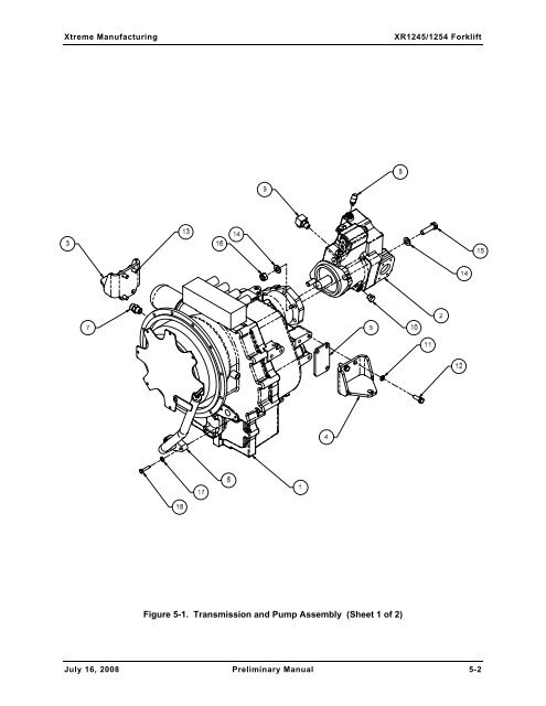 Numerical List of Parts Breakdowns â€“ Cont. - Xtreme Manufacturing